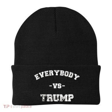 Distressed Everybody VS Trump Beanie