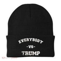 Distressed Everybody VS Trump Beanie thumb 0