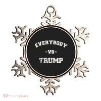 Distressed Everybody VS Trump Ornament thumb 0