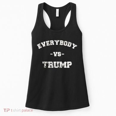 Distressed Everybody VS Trump Women's Tank Top