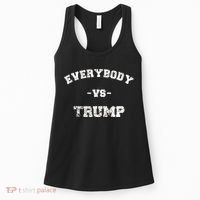 Distressed Everybody VS Trump Women's Tank Top thumb 0