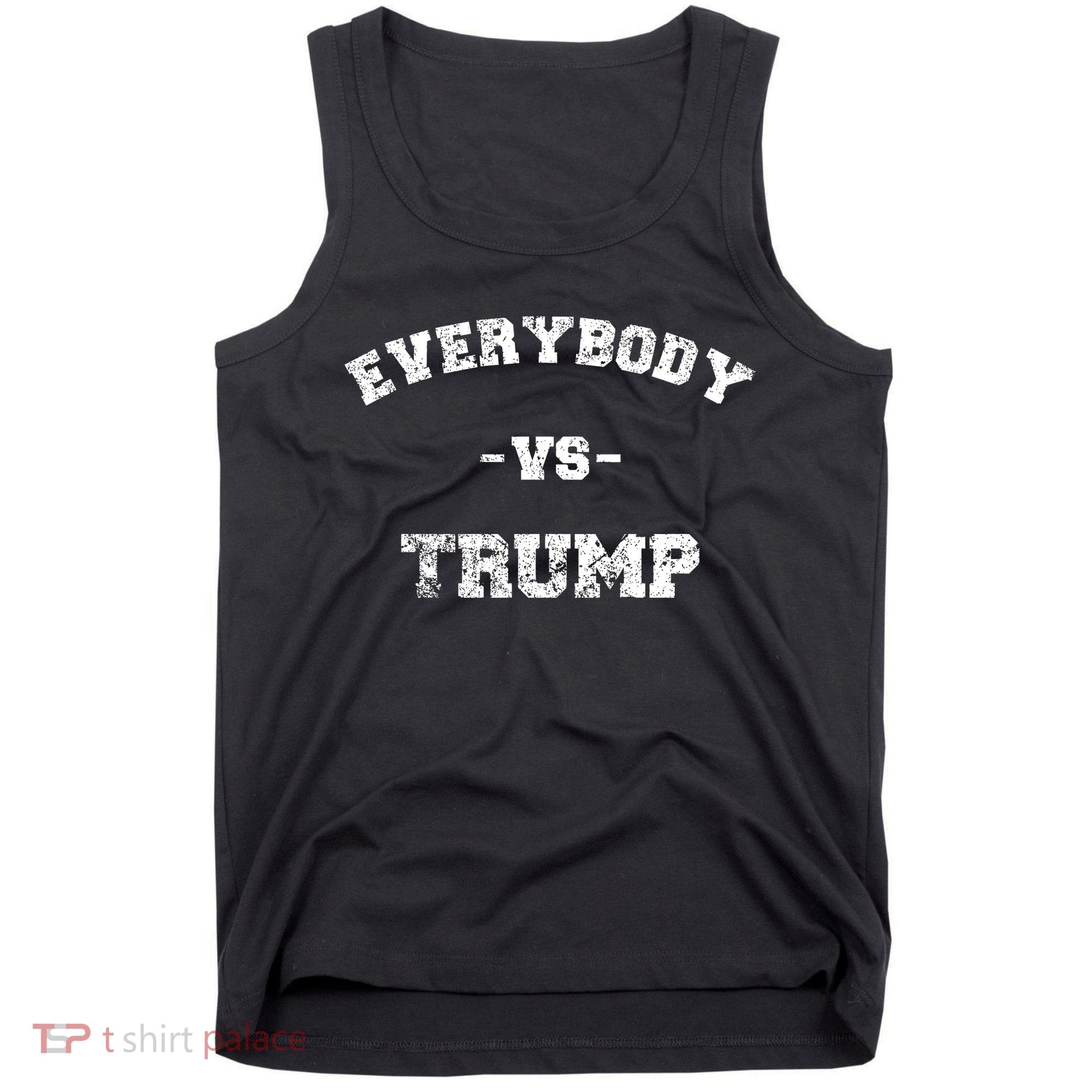 Distressed Everybody VS Trump Tank Top