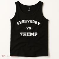 Distressed Everybody VS Trump Tank Top thumb 2
