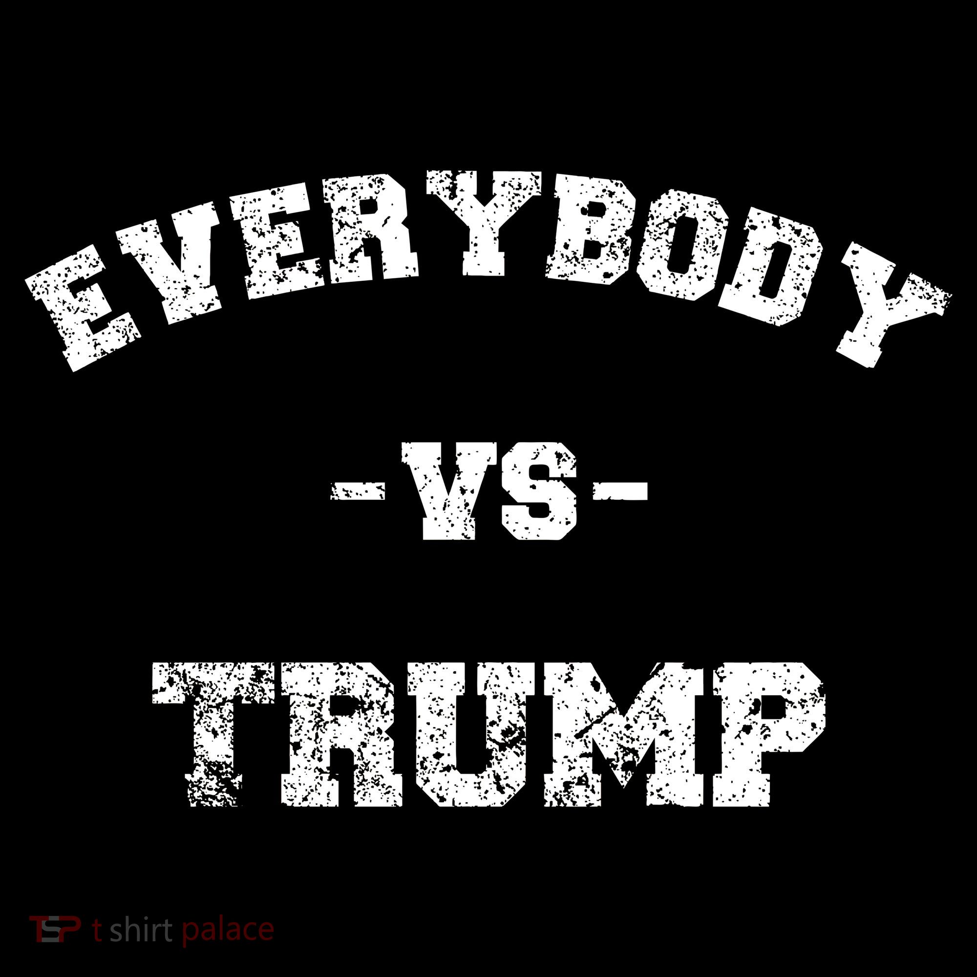 Distressed Everybody VS Trump Tank Top