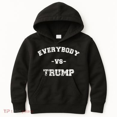 Distressed Everybody VS Trump Kids Hoodie