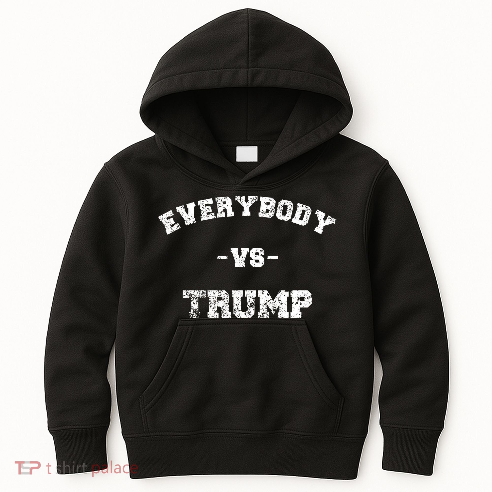 Distressed Everybody VS Trump Kids Hoodie