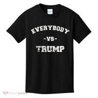 Distressed Everybody VS Trump Kids T-Shirt thumb 0