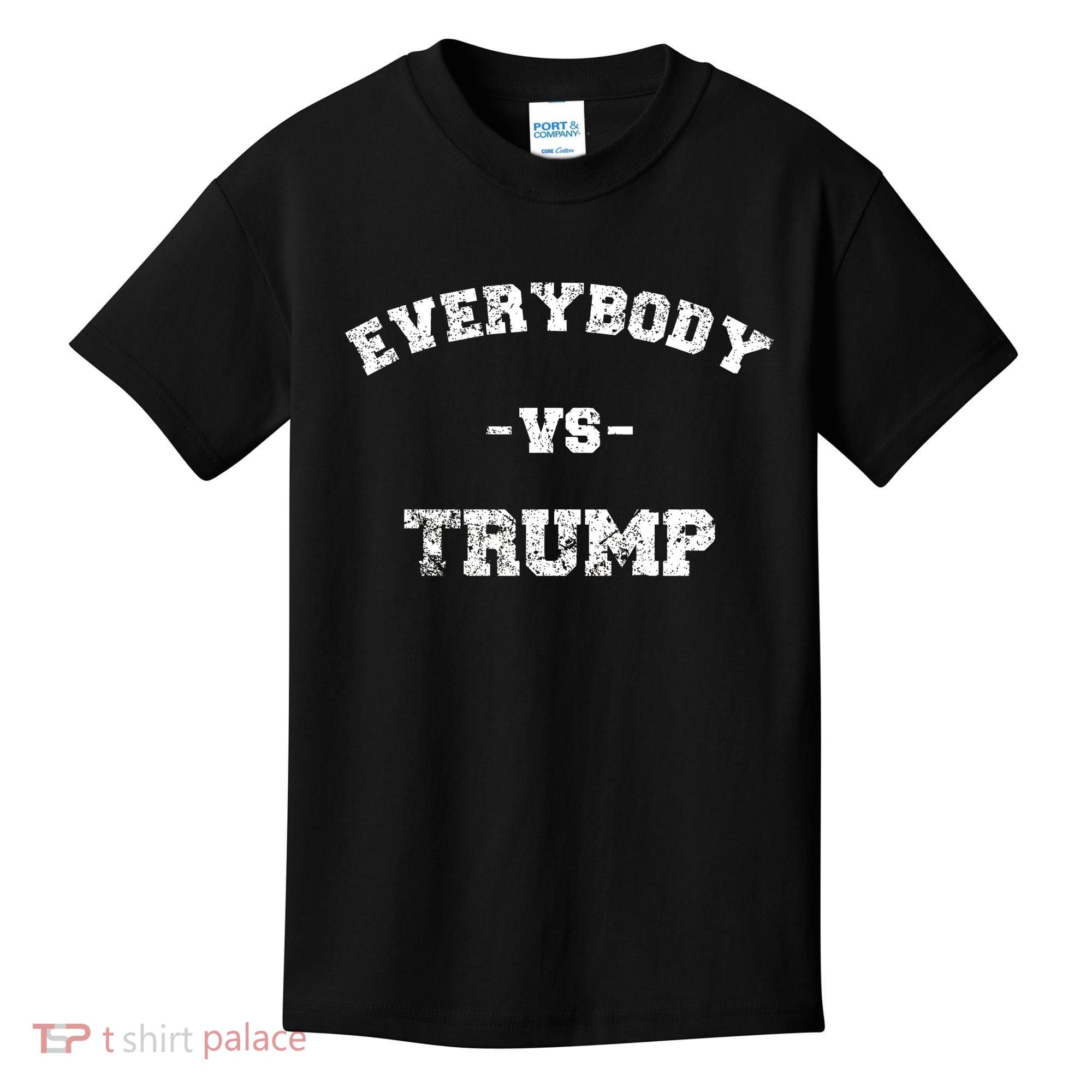Distressed Everybody VS Trump Kids T-Shirt