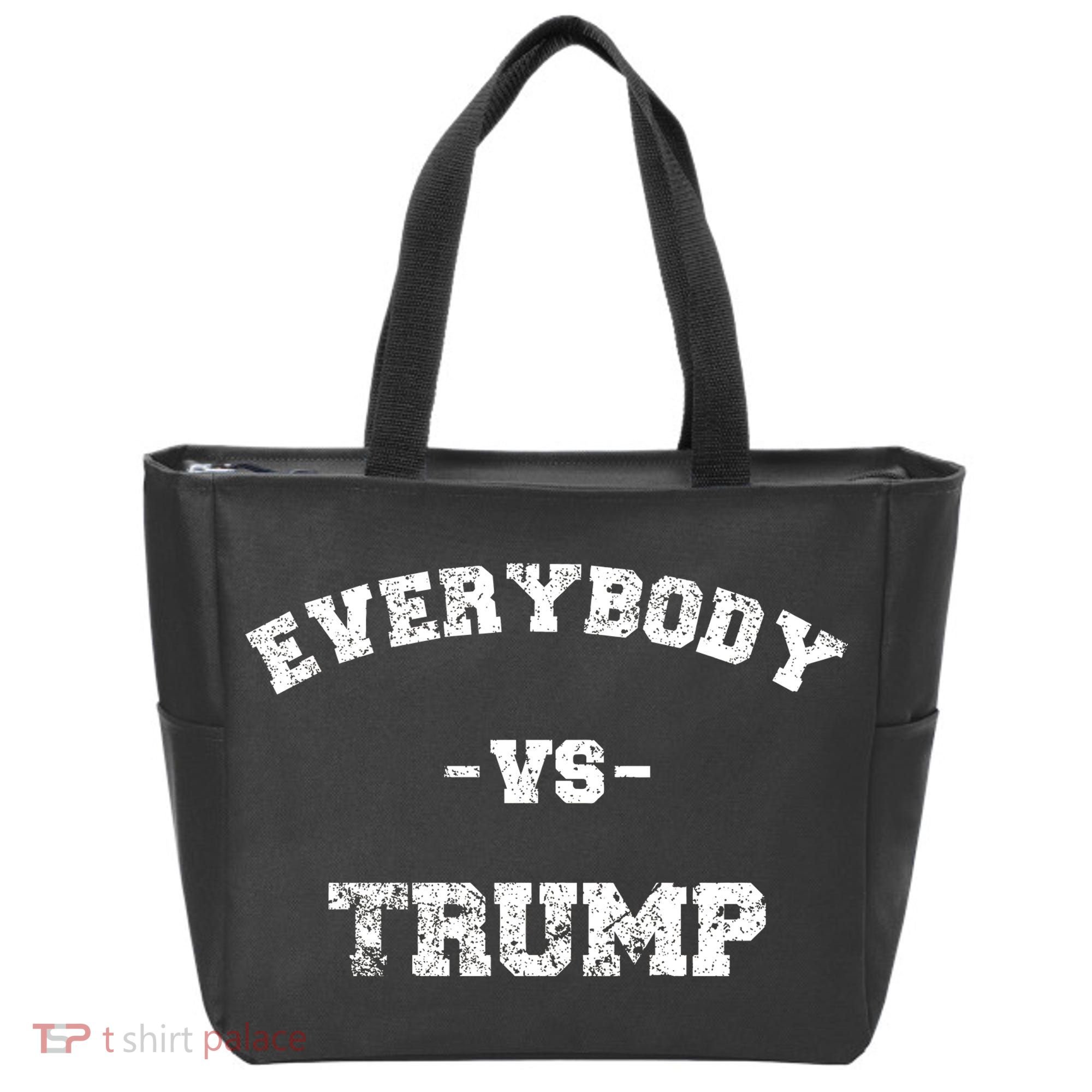 Distressed Everybody VS Trump Tote Bag