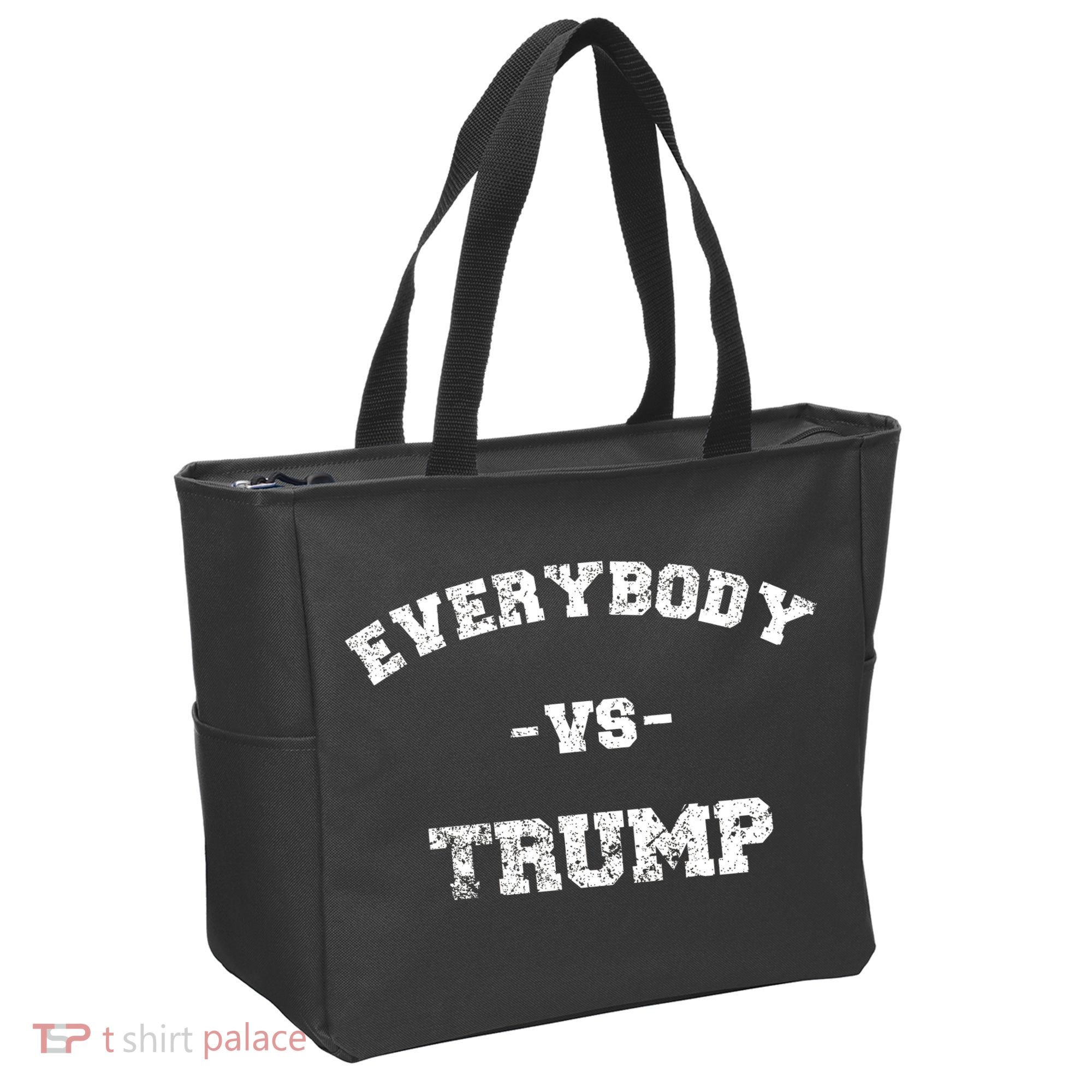 Distressed Everybody VS Trump Tote Bag