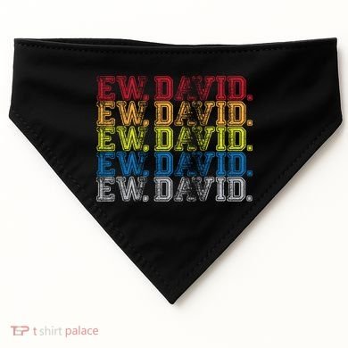 Distressed Ew, David USA-Made Doggie Bandana