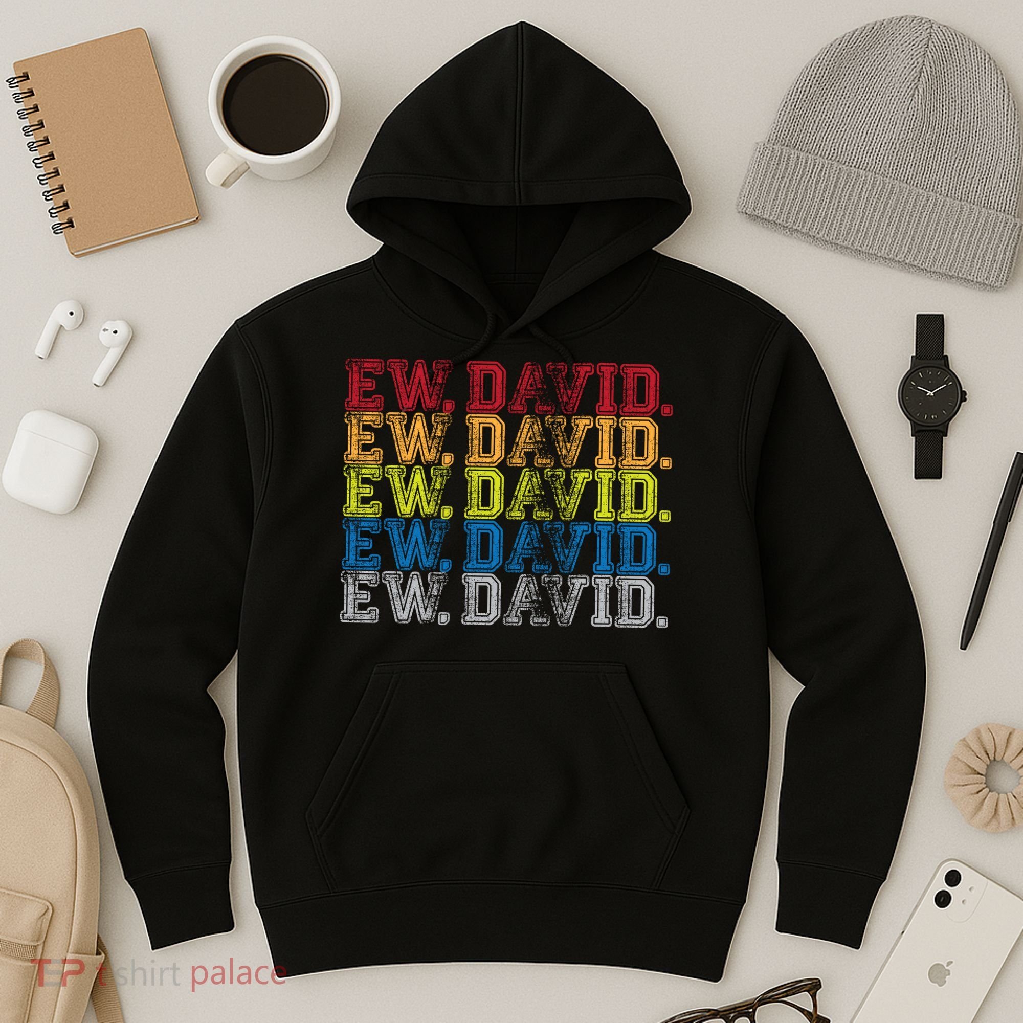 Distressed Ew, David Hoodie
