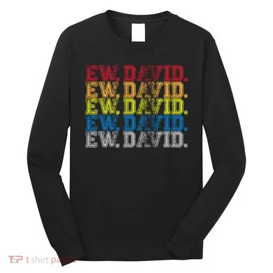 Distressed Ew, David Long Sleeve Shirt