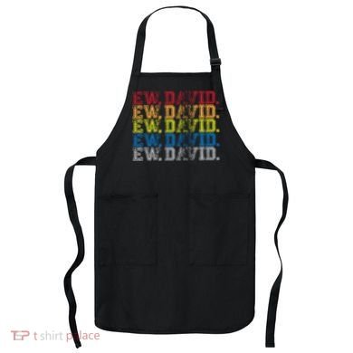 Distressed Ew, David Apron