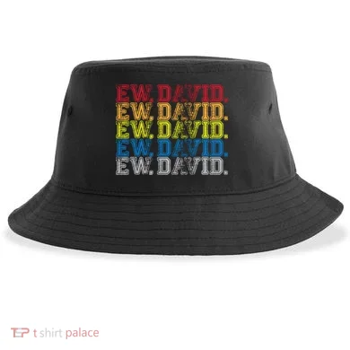 Distressed Ew, David Sustainable Bucket Hat
