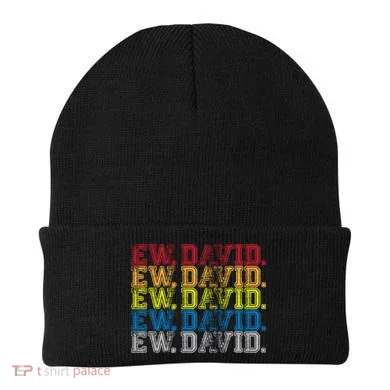 Distressed Ew, David Beanie