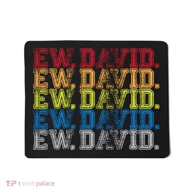 Distressed Ew, David Mousepad