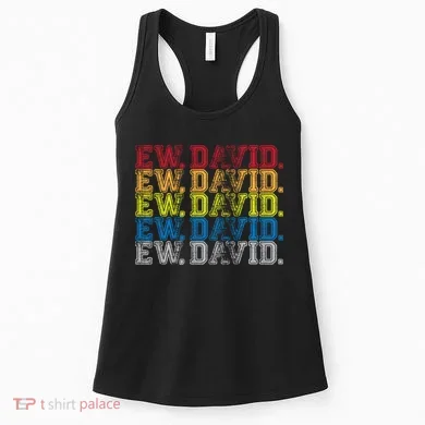 Distressed Ew, David Women's Tank Top