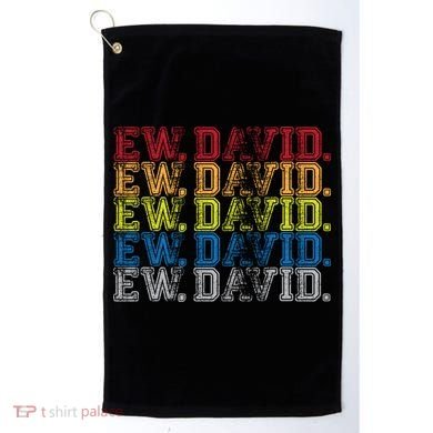 Distressed Ew, David Golf Towel