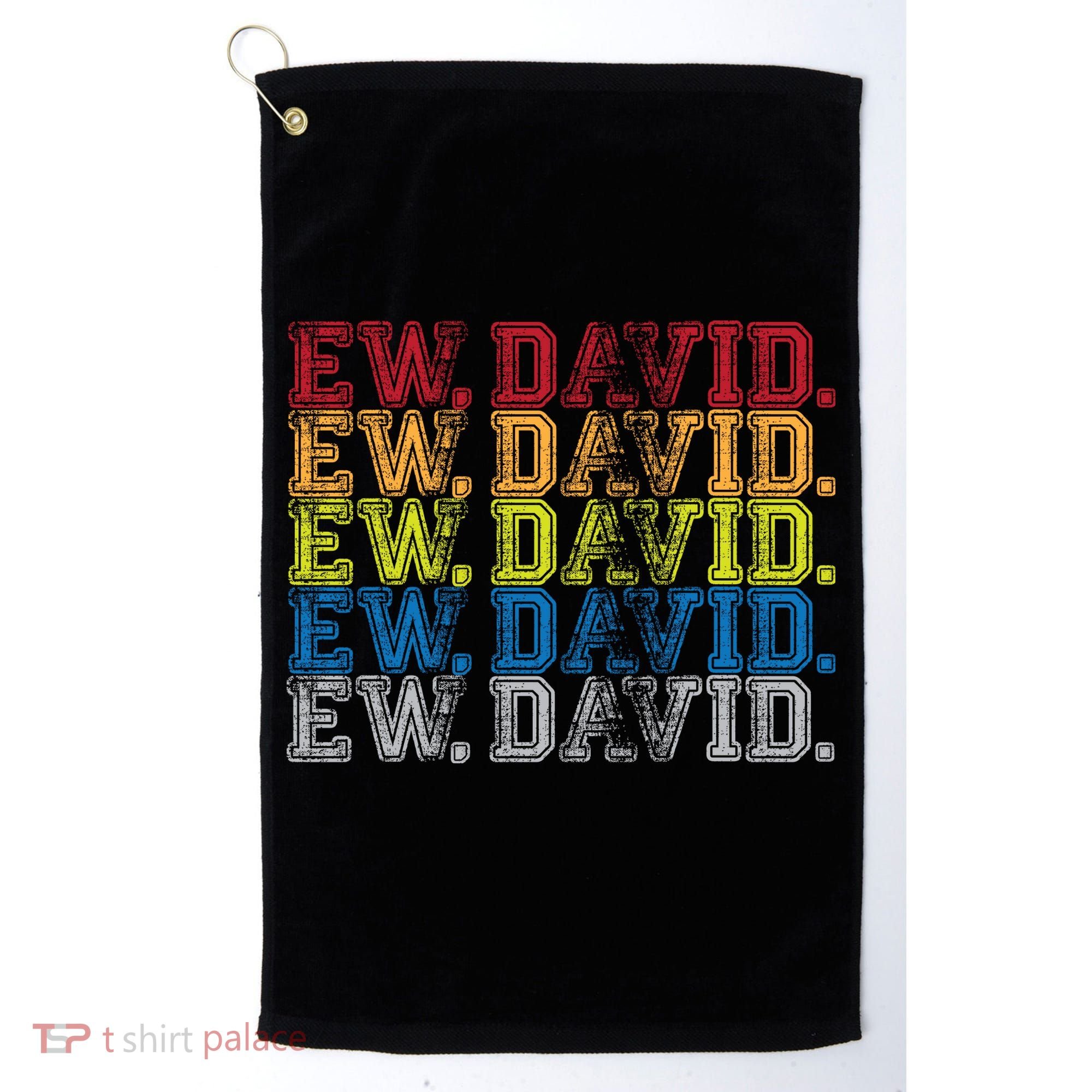 Distressed Ew, David Golf Towel