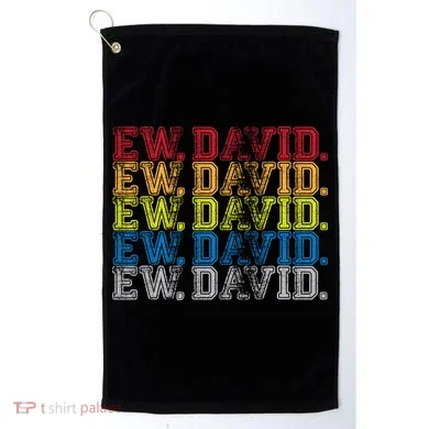 Distressed Ew, David Golf Towel