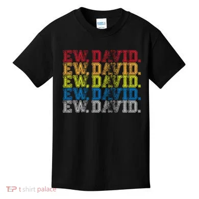 Distressed Ew, David Kids T-Shirt