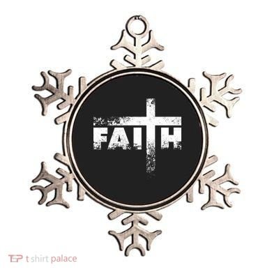 Distressed Faith Cross  Ornament