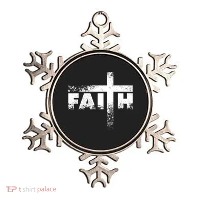 Distressed Faith Cross  Ornament