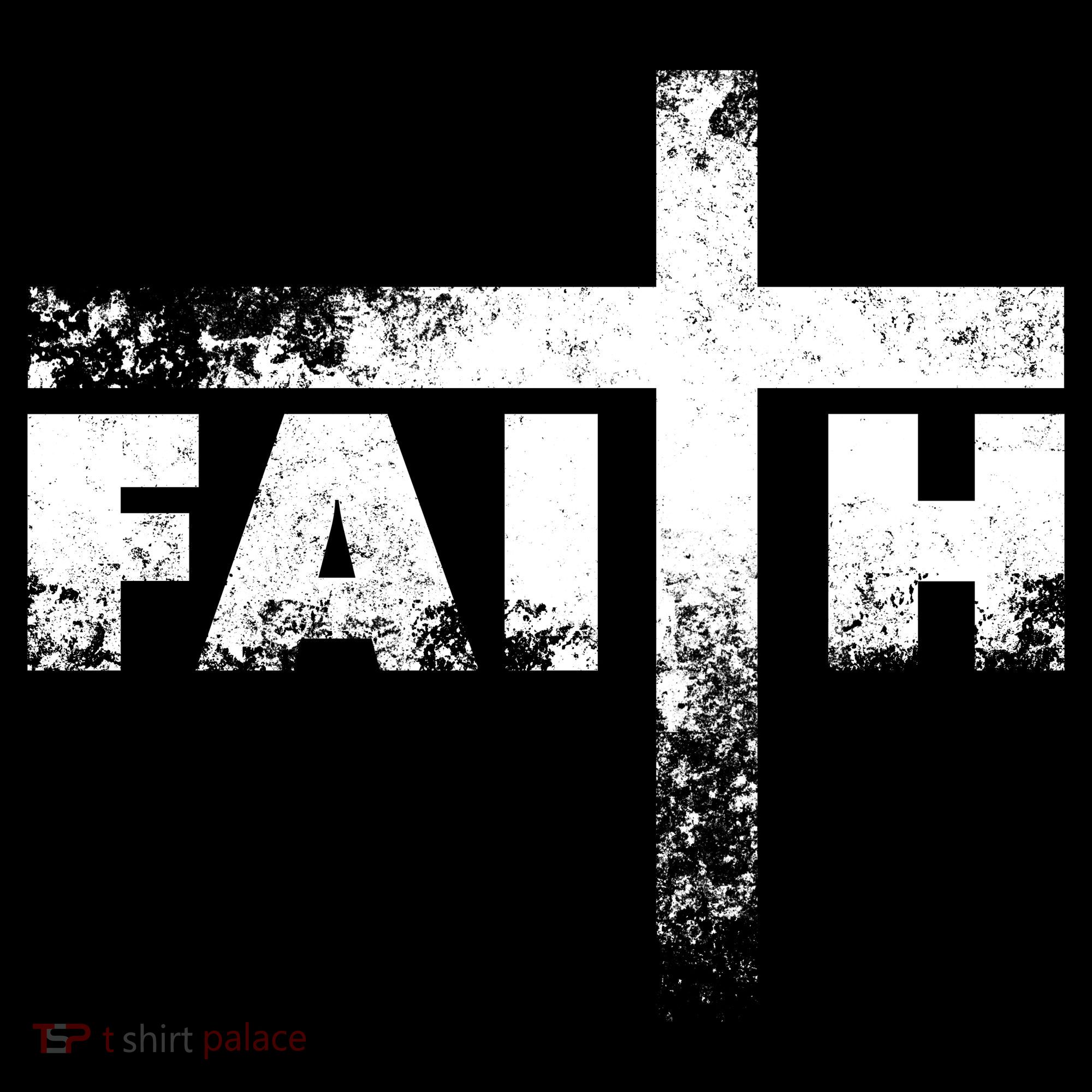 Distressed Faith Cross  Ornament