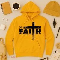 Distressed Faith Cross  Hoodie thumb 3