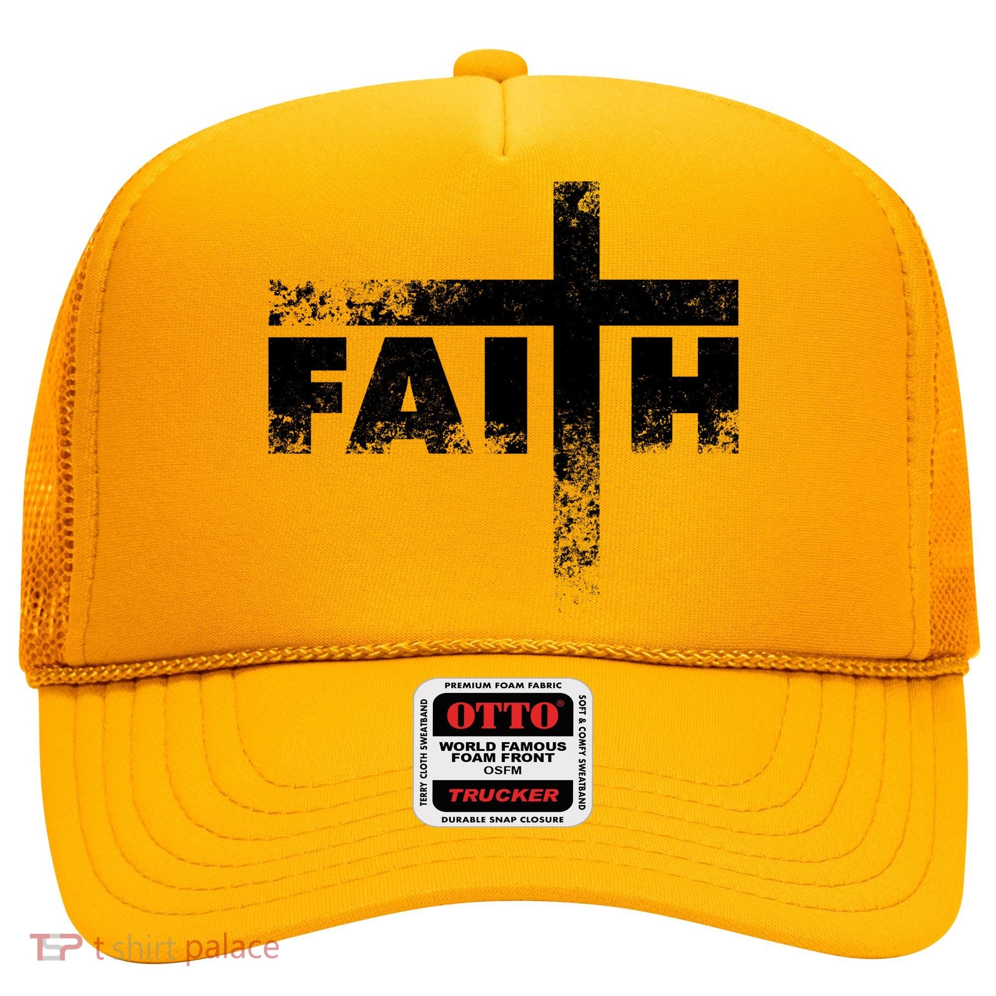 Distressed Faith Cross  Hat