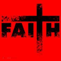 Distressed Faith Cross  Santa Hat thumb 1
