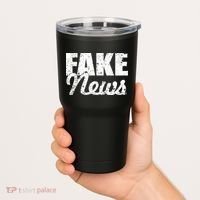 Distressed Fake News Logo Tumbler thumb 2