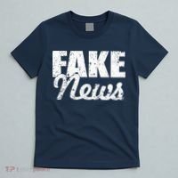 Distressed Fake News Logo T-Shirt thumb 5