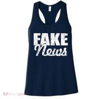 Distressed Fake News Logo Women's Tank Top thumb 0