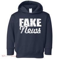 Distressed Fake News Logo Toddler Hoodie thumb 0