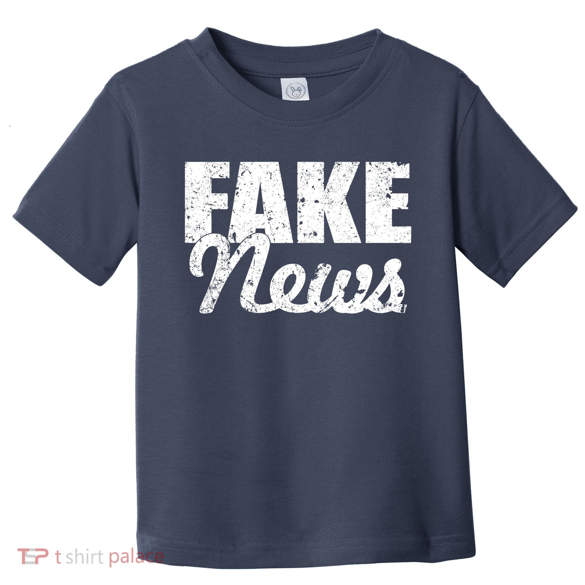 Distressed Fake News Logo Toddler T-Shirt