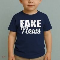 Distressed Fake News Logo Toddler T-Shirt thumb 2