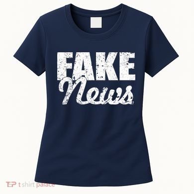 Distressed Fake News Logo Women's T-Shirt