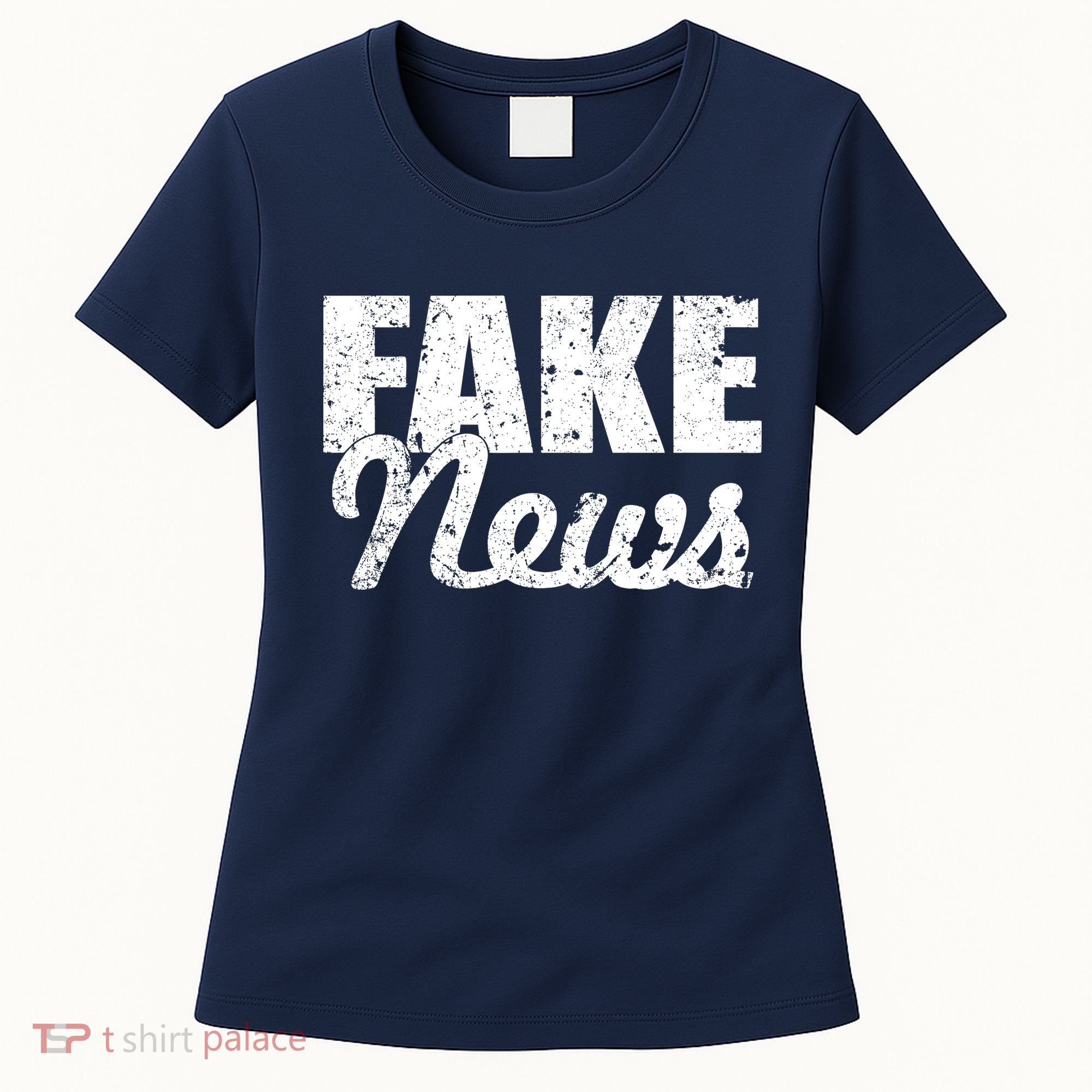 Distressed Fake News Logo Women's T-Shirt