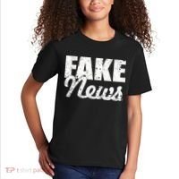 Distressed Fake News Logo Kids T-Shirt thumb 2