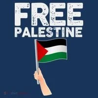 Distressed Free Palestine Waving Flag Women's T-Shirt thumb 6