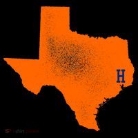 Distressed Houston Texas Baseball Fan Backpack thumb 2