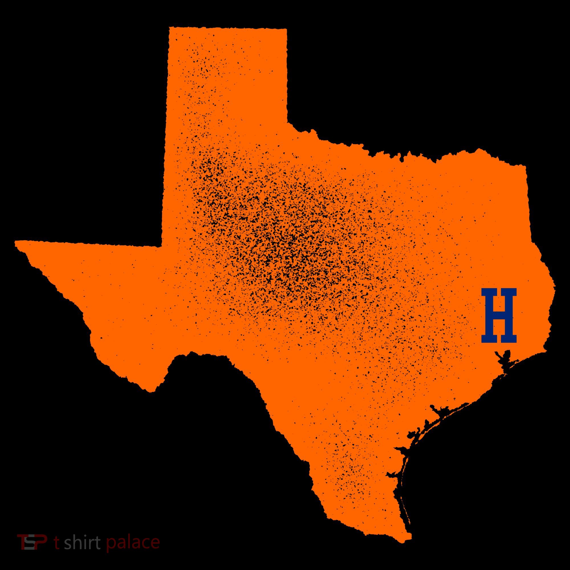 Distressed Houston Texas Baseball Fan Backpack