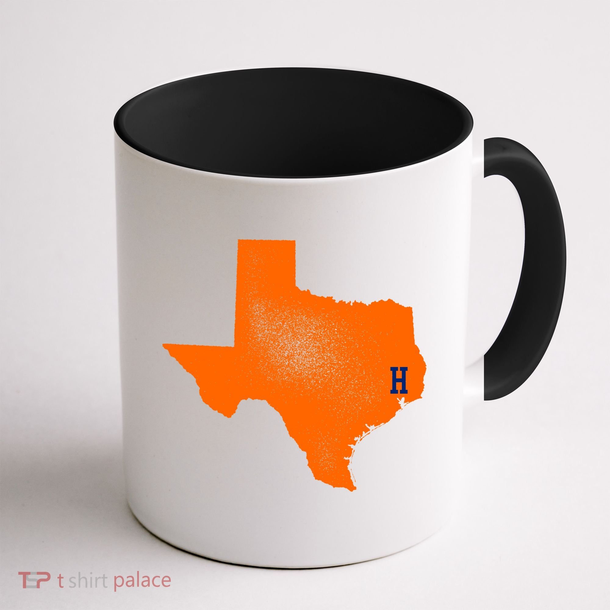 Distressed Houston Texas Baseball Fan Coffee Mug