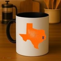 Distressed Houston Texas Baseball Fan Coffee Mug thumb 4