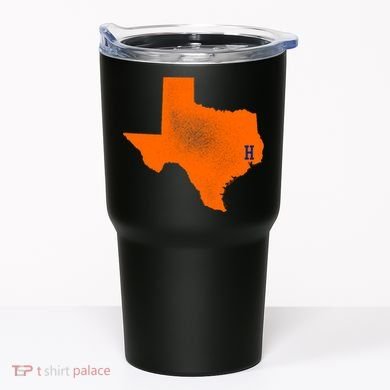 Distressed Houston Texas Baseball Fan Tumbler