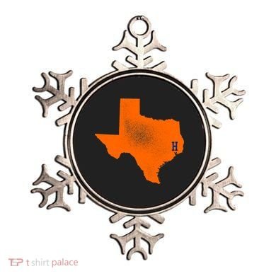 Distressed Houston Texas Baseball Fan Ornament