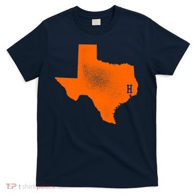 Distressed Houston Texas Baseball Fan T-Shirt