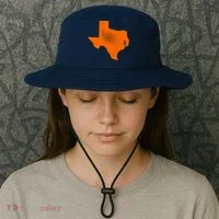 Distressed Houston Texas Baseball Fan Bucket Hat thumb 3